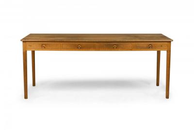 Hans Wegner Hans Wegner Danish Solid Oak Desk with Pullout Drawers