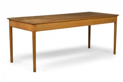 Hans Wegner Hans Wegner Danish Solid Oak Desk with Pullout Drawers
