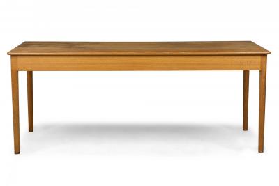 Hans Wegner Hans Wegner Danish Solid Oak Desk with Pullout Drawers