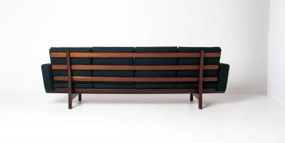 Hans Wegner Hans Wegner Four Seater Sofa in Teak For Getama Model GE 236