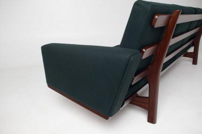 Hans Wegner Hans Wegner Four Seater Sofa in Teak For Getama Model GE 236