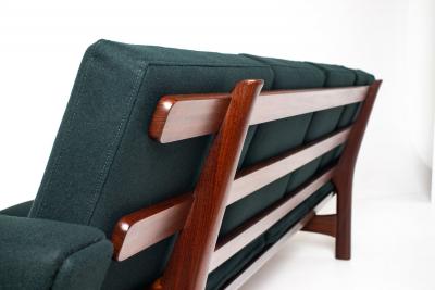Hans Wegner Hans Wegner Four Seater Sofa in Teak For Getama Model GE 236