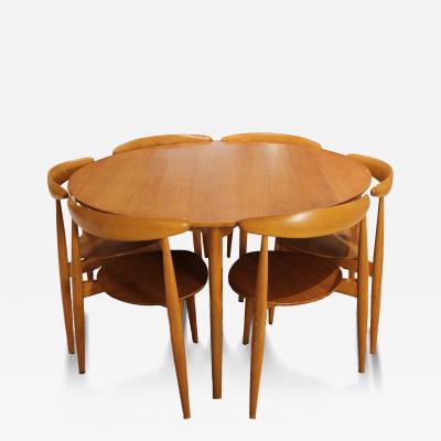 Hans Wegner Hans Wegner Heart Dining Table and Chairs