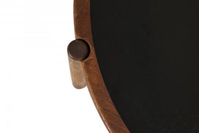 Hans Wegner Hans Wegner Johannes Hansen Danish Mid Century Black Laminate and Teak Reversi