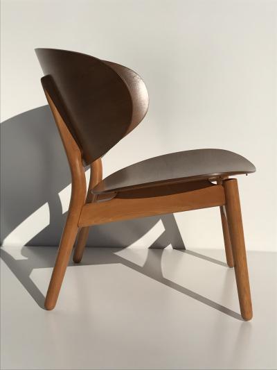Hans Wegner Hans Wegner Laminated Walnut Shell Chair