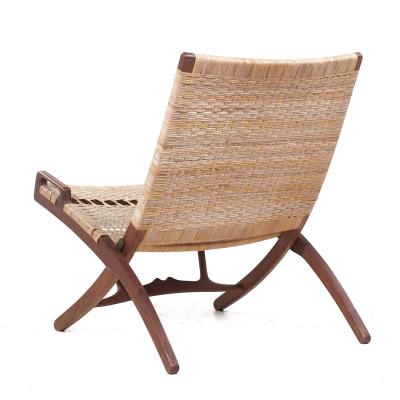 Hans Wegner Hans Wegner Model JH 512 Mid Century Oak Folding Lounge Chair