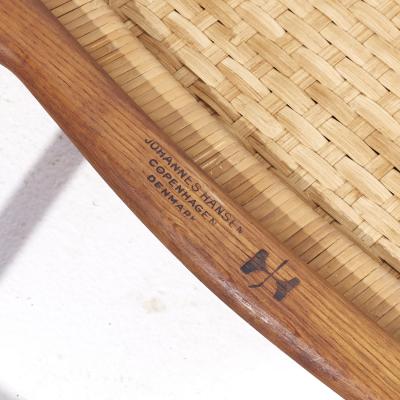 Hans Wegner Hans Wegner Model JH 512 Mid Century Oak Folding Lounge Chair