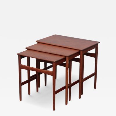 Hans Wegner Hans Wegner Nesting Tables Model AT 40 for Andreas Tuck