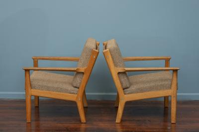 Hans Wegner Hans Wegner Oak Lounge Chairs Model 265 for Getama