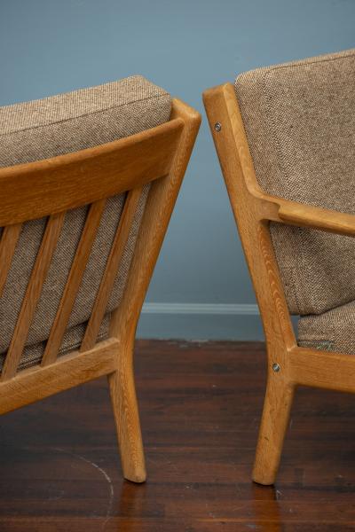 Hans Wegner Hans Wegner Oak Lounge Chairs Model 265 for Getama