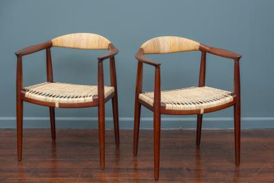 Hans Wegner Hans Wegner Set of Six Early The Chair Dining Chairs Model JH 501