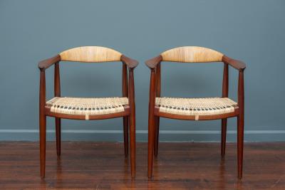 Hans Wegner Hans Wegner Set of Six Early The Chair Dining Chairs Model JH 501