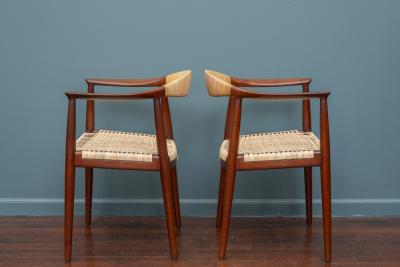 Hans Wegner Hans Wegner Set of Six Early The Chair Dining Chairs Model JH 501