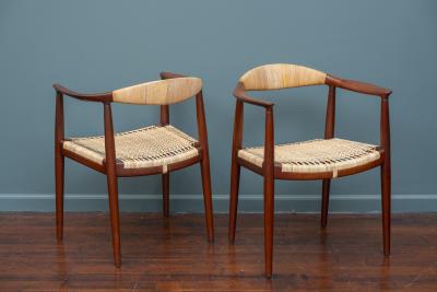 Hans Wegner Hans Wegner Set of Six Early The Chair Dining Chairs Model JH 501