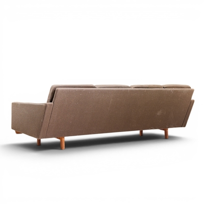 Hans Wegner Hans Wegner Style Mid Century Danish Teak 4 Seater Sofa