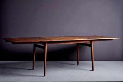 Hans Wegner Hans Wegner extendable Dining Table in Teak Wood for Andreas Tuck