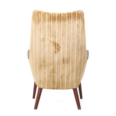 Hans Wegner Hans Wegner for AP Stolen AP 28 Mid Century Danish Oak Mama Bear Lounge Chair