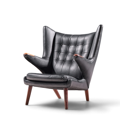 Hans Wegner Hans Wegner for AP Stolen AP19 Mid Century Papa Bear Chair