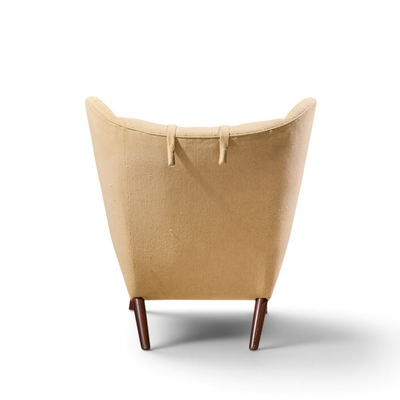 Hans Wegner Hans Wegner for AP Stolen AP19 Mid Century Papa Bear Chair and Ottoman Pair