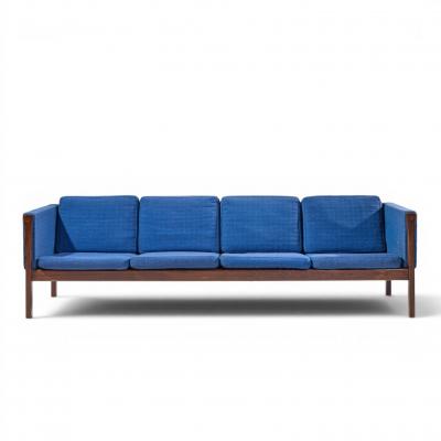 Hans Wegner Hans Wegner for AP Stolen AP62 Mid Century Rosewood 4 Seater Sofa