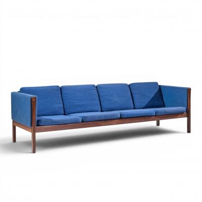 Hans Wegner Hans Wegner for AP Stolen AP62 Mid Century Rosewood 4 Seater Sofa