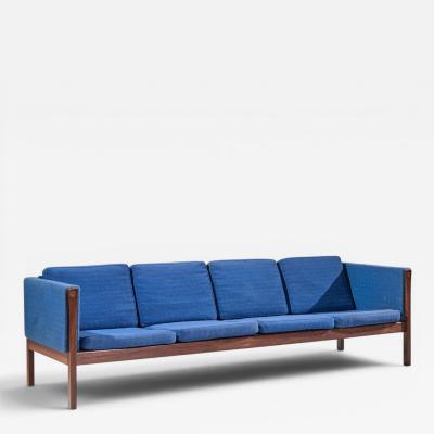 Hans Wegner Hans Wegner for AP Stolen AP62 Mid Century Rosewood 4 Seater Sofa