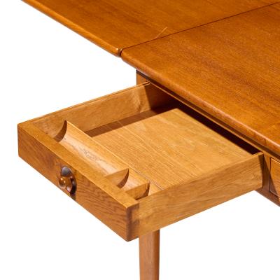 Hans Wegner Hans Wegner for Andreas Tuck AT 305 Mid Century Danish Teak Drop Side Desk