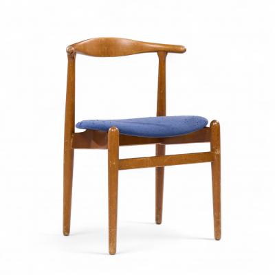 Hans Wegner Hans Wegner for Fritz Hansen Model 708 Danish Teak Dining Chairs Pair