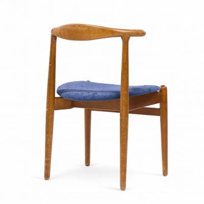 Hans Wegner Hans Wegner for Fritz Hansen Model 708 Danish Teak Dining Chairs Pair