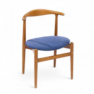 Hans Wegner Hans Wegner for Fritz Hansen Model 708 Danish Teak Dining Chairs Pair