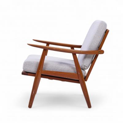Hans Wegner Hans Wegner for Getama GE270 Mid Century Teak Lounge Chairs Pair