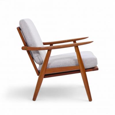 Hans Wegner Hans Wegner for Getama GE270 Mid Century Teak Lounge Chairs Pair