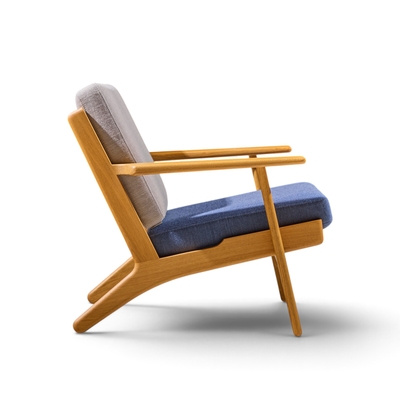 Hans Wegner Hans Wegner for Getama GE290 Mid Century Oak Lounge Chair