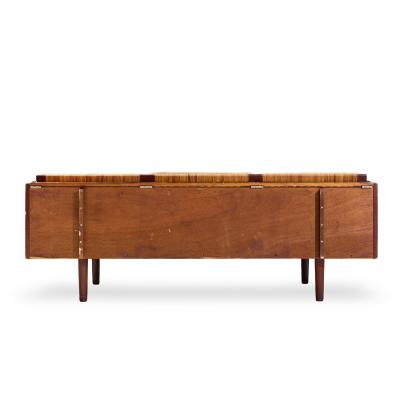 Hans Wegner Hans Wegner for Getama GE6 Mid Century Danish Teak and Cane Daybed Sofa