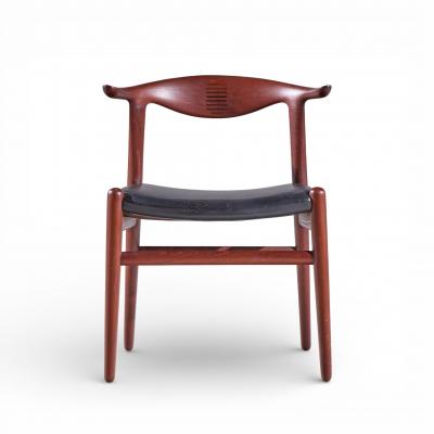 Hans Wegner Hans Wegner for Johannes Hansen Danish Cow Horn Dining Chairs Set of 6