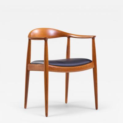 Hans Wegner Hans Wegner for Johannes Hansen Mid Century Danish Teak The Chair