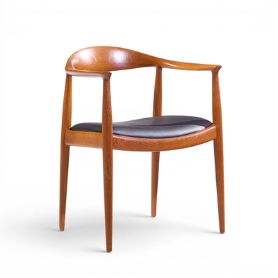 Hans Wegner Hans Wegner for Johannes Hansen Mid Century Danish Teak The Chair