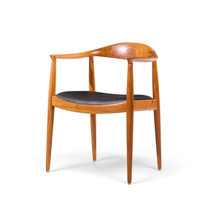 Hans Wegner Hans Wegner for Johannes Hansen Mid Century Danish Teak The Chair Set of 6