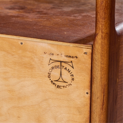 Hans Wegner Hans Wegner for Ry M bler RY 20 Danish Teak Rattan Highboard Credenza Hutch