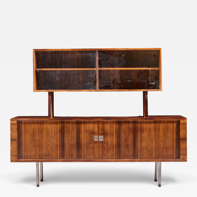 Hans Wegner Hans Wegner for Ry M bler RY 25 President Mid Century Rosewood Credenza Hutch