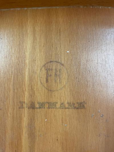 Hans Wegner Heart Dining Table and Chairs by Hans Wegner for Fritz Hansen in Beech and Teak