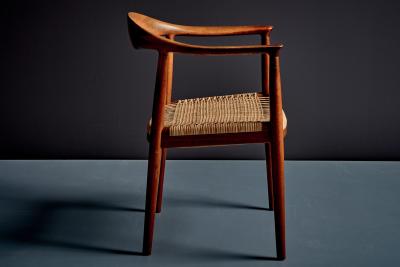 Hans Wegner JH 501 Chair with Cane Seat by Hans Wegner for Johannes Hansen