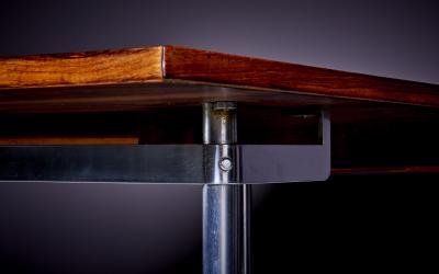 Hans Wegner Large Extendable Hans Wegner Dining Table in Rosewood Denmark