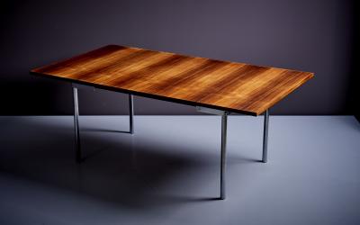 Hans Wegner Large Extendable Hans Wegner Dining Table in Rosewood Denmark