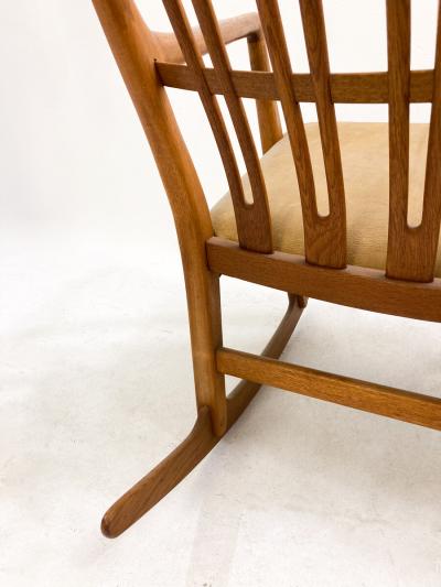 Hans Wegner Ml 33 Rocking Chair by Hans J Wegner for A S Mikael Laursen