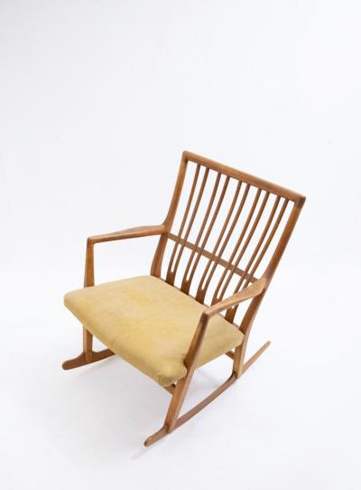 Hans Wegner Ml 33 Rocking Chair by Hans J Wegner for A S Mikael Laursen