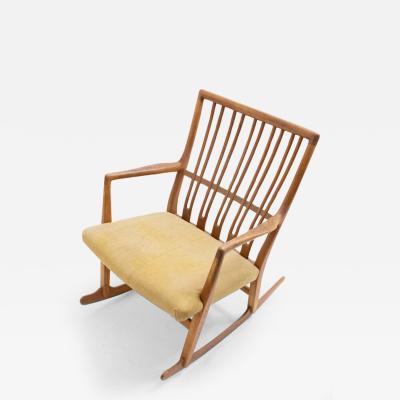 Hans Wegner Ml 33 Rocking Chair by Hans J Wegner for A S Mikael Laursen