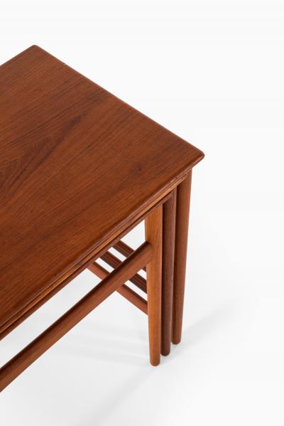 Hans Wegner Nesting Tables Produced by Andreas Tuck
