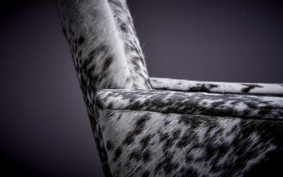 Hans Wegner Newly Upholstered Hans Wegner AP48 Armchair in Cowhide Denmark 1960s