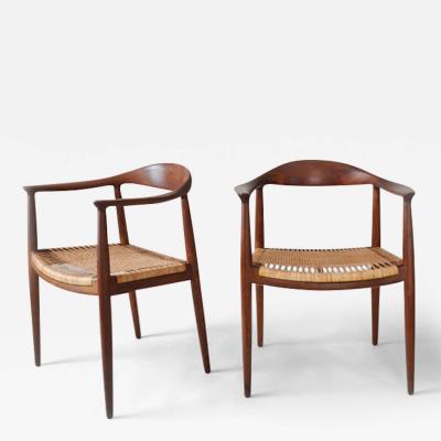 Hans Wegner Pair of Armchairs 503